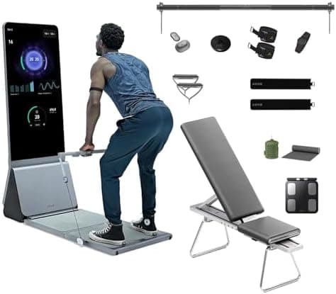 AEKE K1 Smart Home Gym System+Extender Belt+Workout Towel