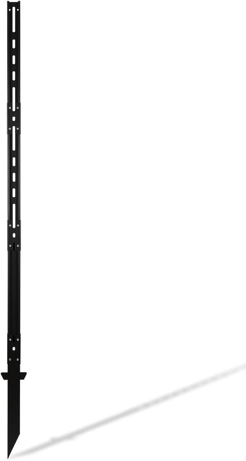 6 Ft Heavy Duty Yard Sign Stakes, Traffic Road Street Sign Post, Rustproof Driveway Stand, for Outdoor Lawn Bar Parking Garage Event, Wind and Dust Resistant, Fits 10 to 18 Inch Signs