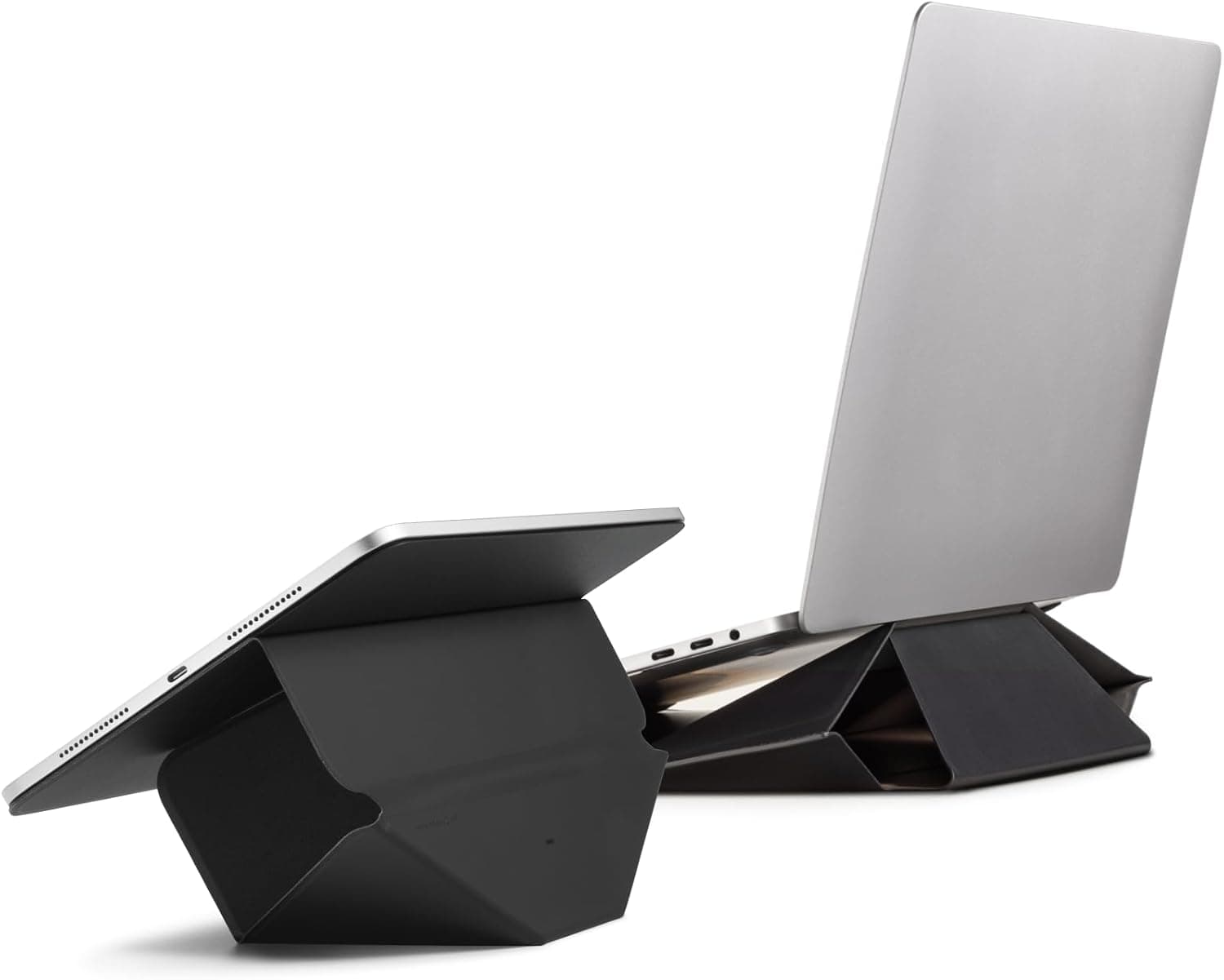 MOFT Dynamic Folio Case for iPad Air 11 inch Jet Black & Laptop Sleeve Bag for 15"-16" Night Black