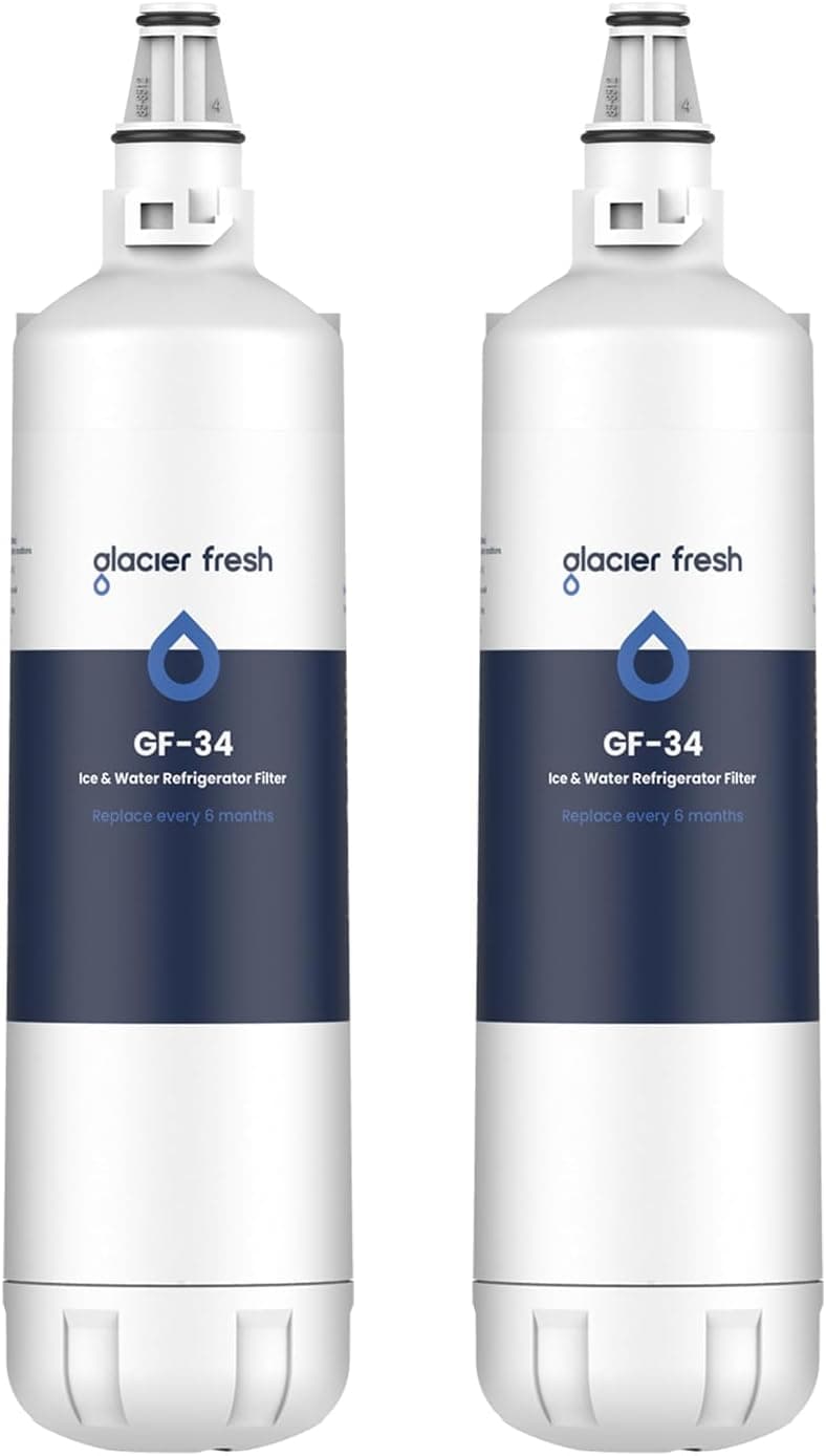 GLACIER FRESH Replacement for 7012333 Ice Maker Water Filter, Compatible With Sub-Zero 7012333 Water Filter, Manitowoc K00374 (2 Pack)