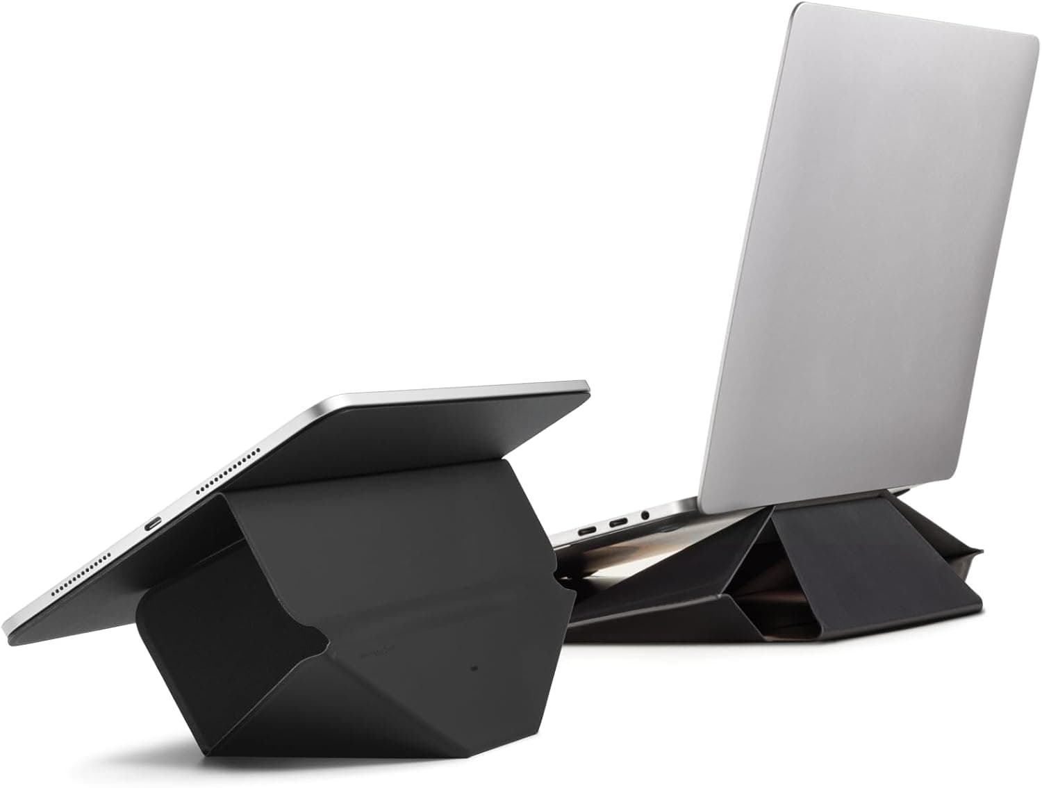 MOFT Dynamic Folio Case for iPad Air 11 inch Jet Black & Laptop Sleeve Bag for 13"-14" Night Black