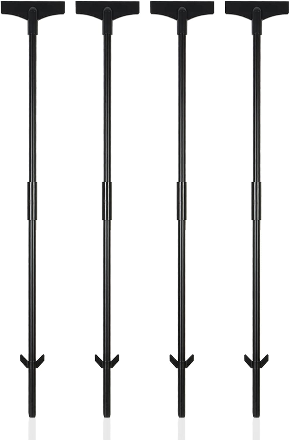 4-Pack Yard Sign Stakes for Outside Ground, 36 Inch Aluminum Yard Sign Holder Stand for Fence Road Parking Street Stop (3ft)