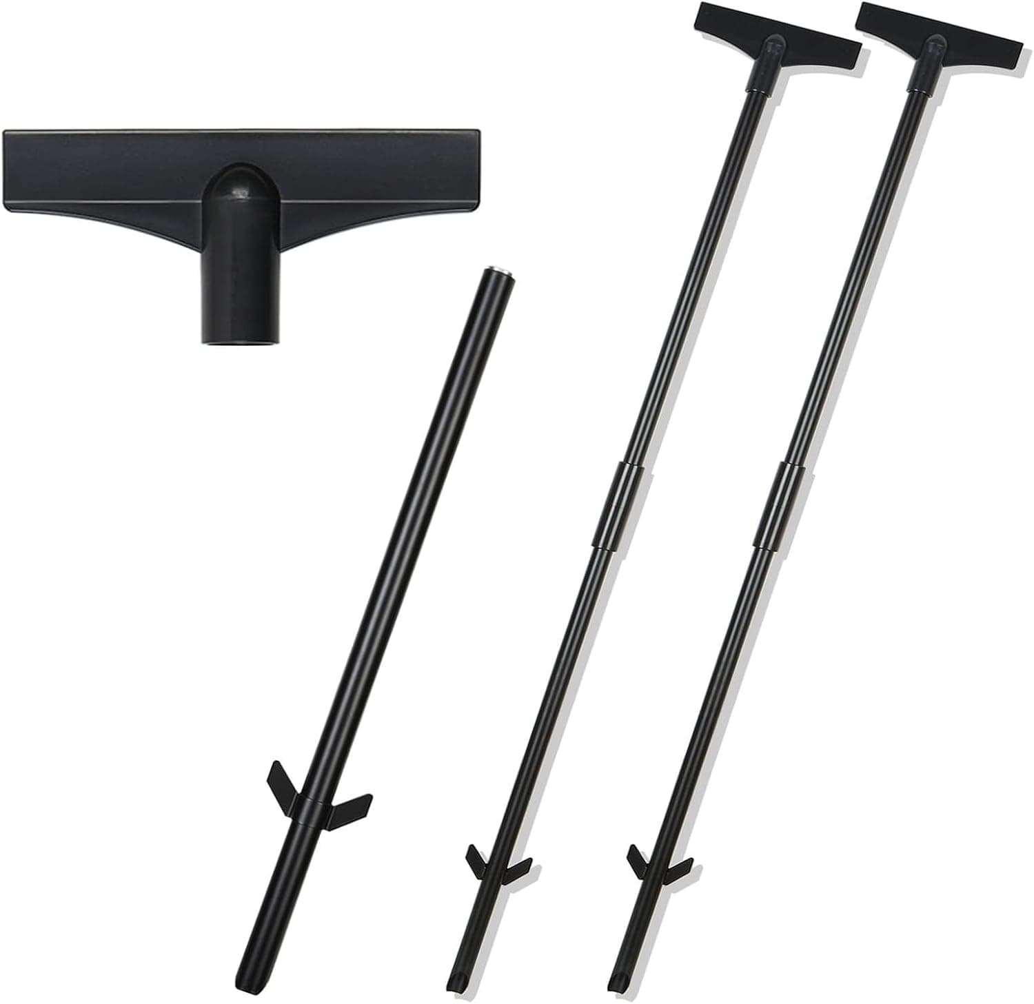 2 Pcs 36'' Yard Sign Stake for 7 to 39 mil Thickness Signs, Metal Sign Holder with Anti-Wind Barbed Anchors, Yard Signs Post with Easy-to-Install Clip, Sturdy