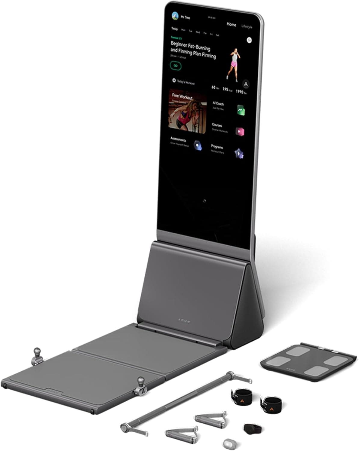 AEKE Smart Home Gym System- Fitness Mirror K1: AI-Powered All-in-One Fitness Machine for Full-Body Strength Training and Personalized Workouts