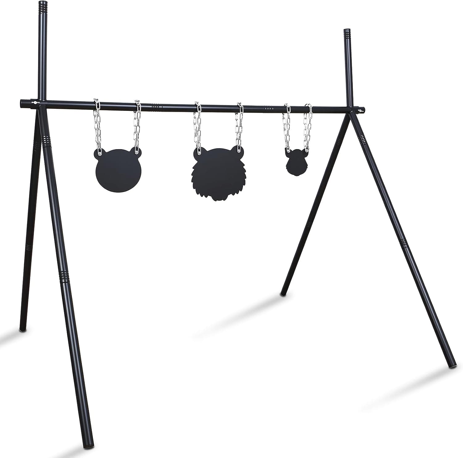 Metal Target Stands Set Holder with 3 Sizes Targets for Shooting Range Indoor Outdoor Usd