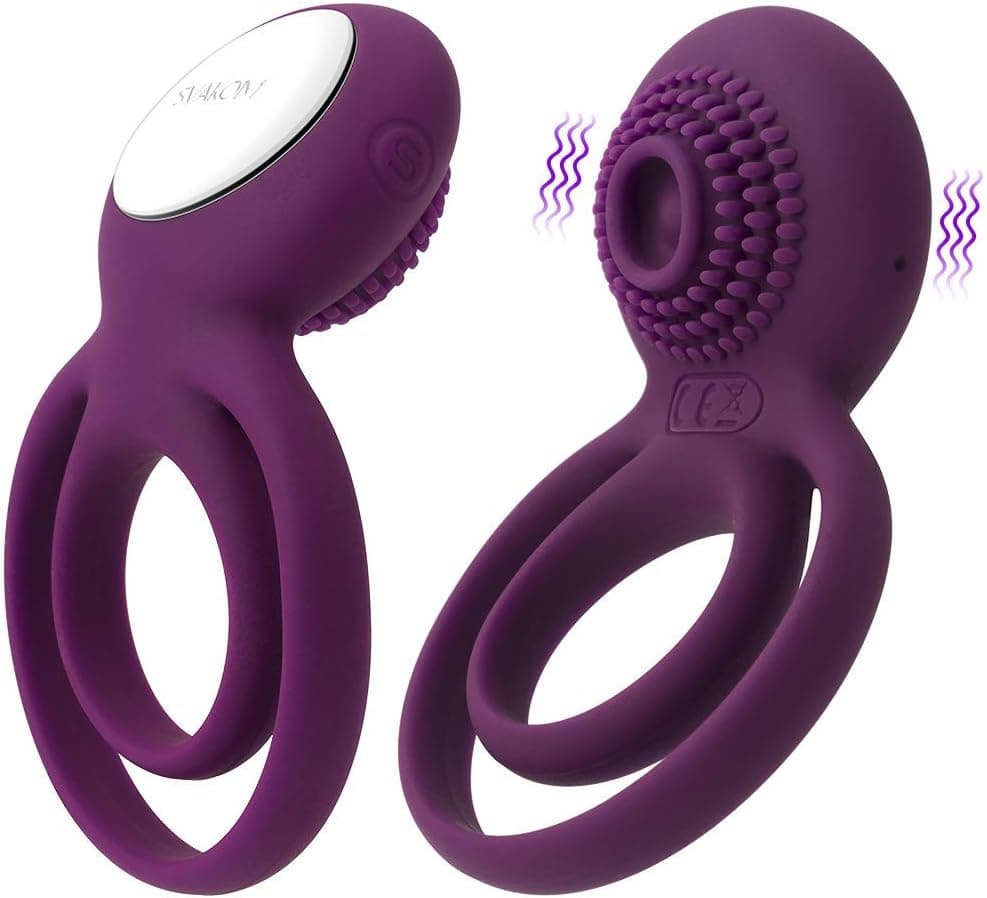 SVAKOM Couples Ring Vibrating Dual Penis Rings Male Adult Sensory Toys Clitoral Vibrator G-Spot Stimulators Waterproof, Rechargeable | 5x5 Vibrations, Ultra Stretchy, Female Clitoral Vibrator, GSpot Stimulator, Adult Sensory Toy, IPX7 Waterproof, Rechargeable