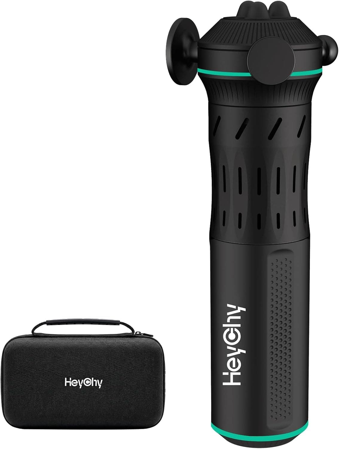 HEYCHY Vibrating Muscle Massage Gun, Handheld Deep Tissue Vibration Massager for Sensitive Joints, Muscle Pain Relief, Fascia Release, Trigger Points & Full Body, Massager Gun for Athletes Office Gym