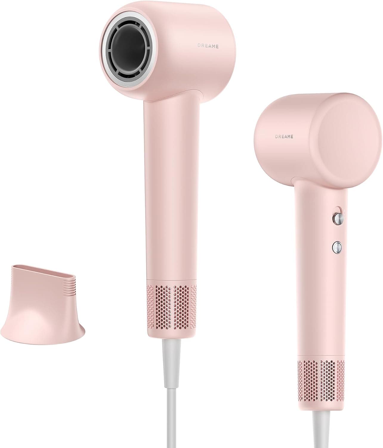 Dreame Gleam Hair Dryer for Women – Powerful Fast Drying, Lightweight, 200M Negative Ions for Frizz-Free Shine, Low Noise, Intelligent Temperature Control, 4 Temp Settings, Compact & Ergonomic Design
