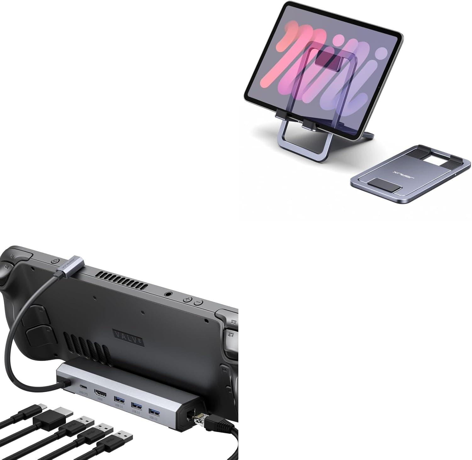 JSAUX 5-in-1 Steam Deck Dock+Stand Bundle