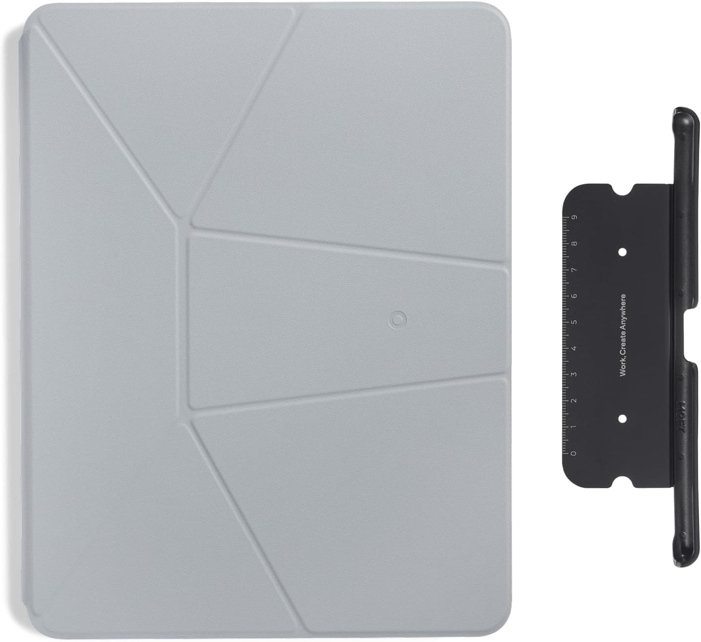MOFT Dynamic Folio Case for iPad Air 11 inch Cement x Sapphire & Pencil Holder for Apple Pencil