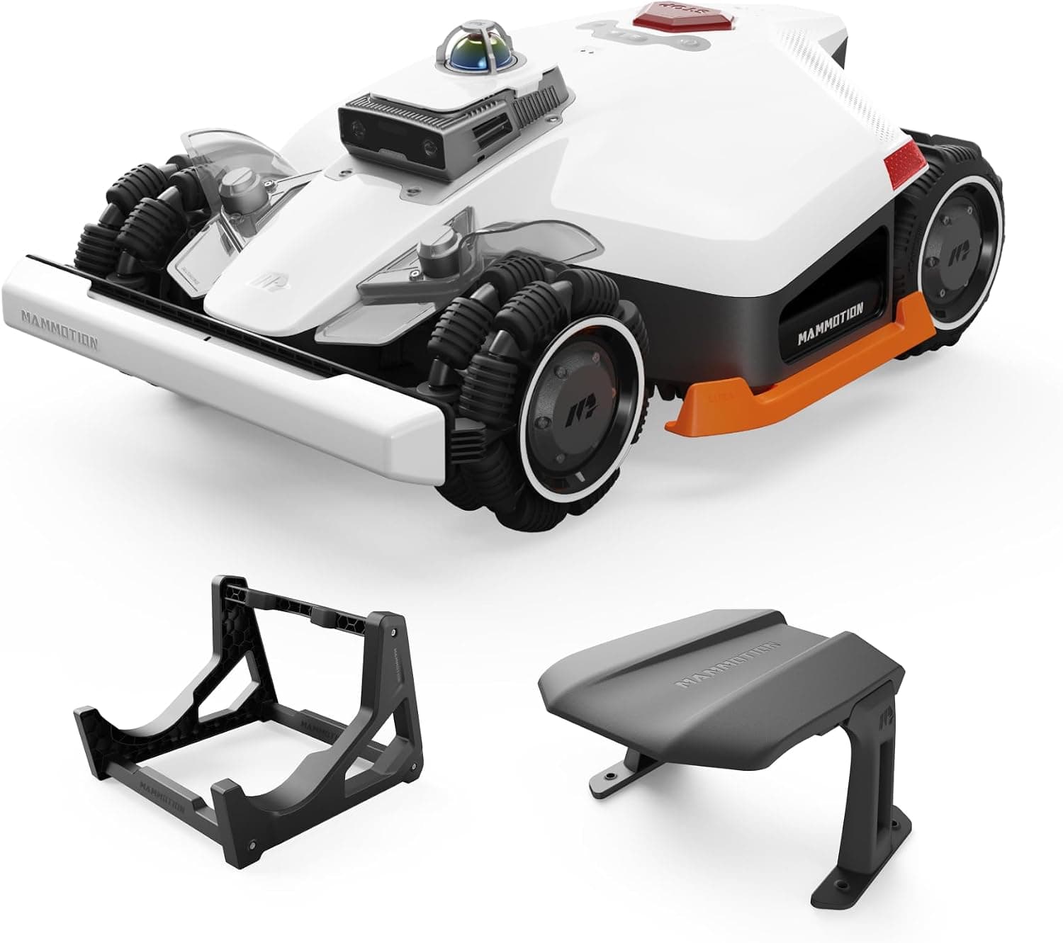 Mammotion LUBA 3 AWD 1500 Robot Lawn Mower Ultimate Kit, with Garage & Washstand (Shipped Separately), Wire-Free for 0.37 Acre, 360° LiDAR+AI Vision, 80% Slopes, Cut Height 1.0"-2.7"