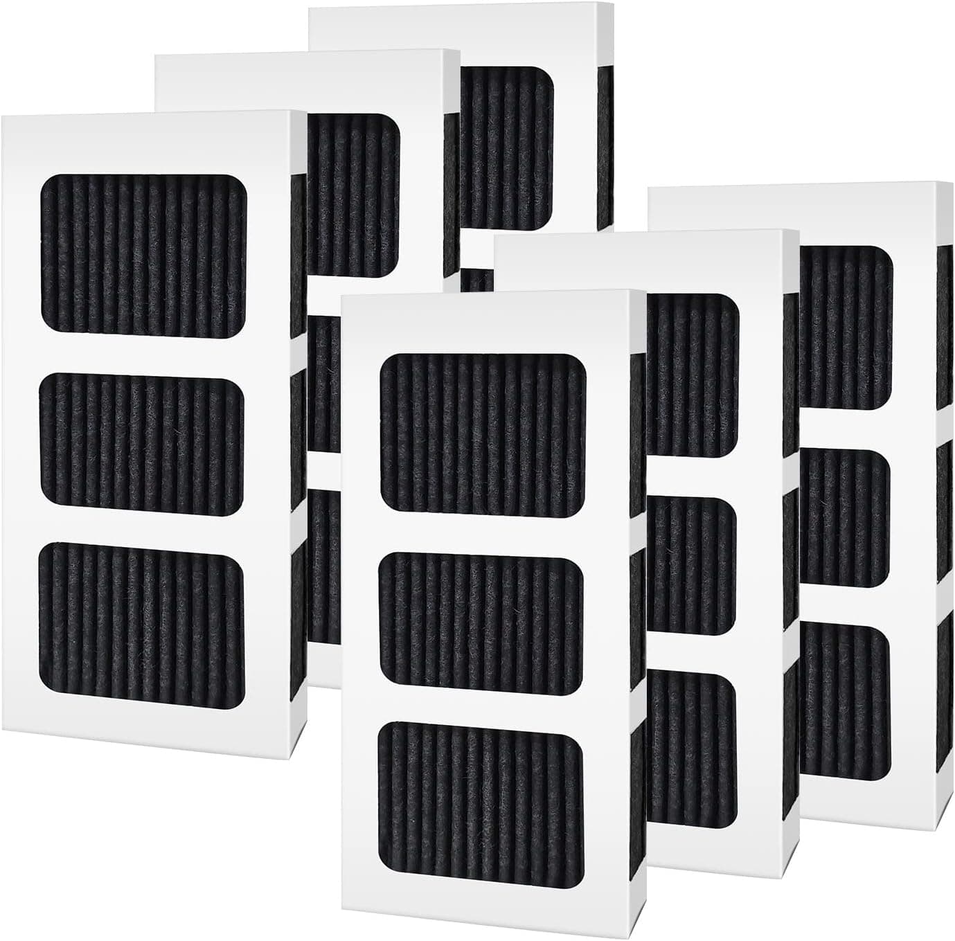 GLACIER FRESH Replacement for Frigidaire Refrigerator Air Filter, Compatible with PAULTRA2, Pureair Ultra 2, Pure Air Ultra 2, Pureair Ultra ii, Electrolux 242047805, 5303918847, EAP12364179(6 Pack)