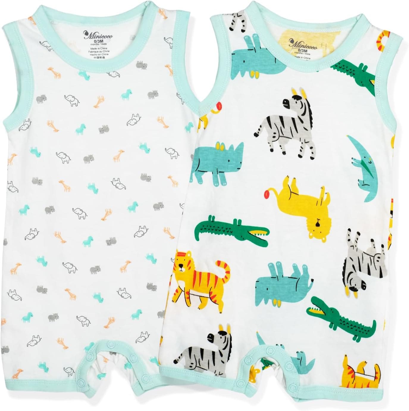 Baby Infant Boys Girl Sleeveless One-Piece Vest Rompers Tank Top Jumpsuit Toddler Cotton Outfits