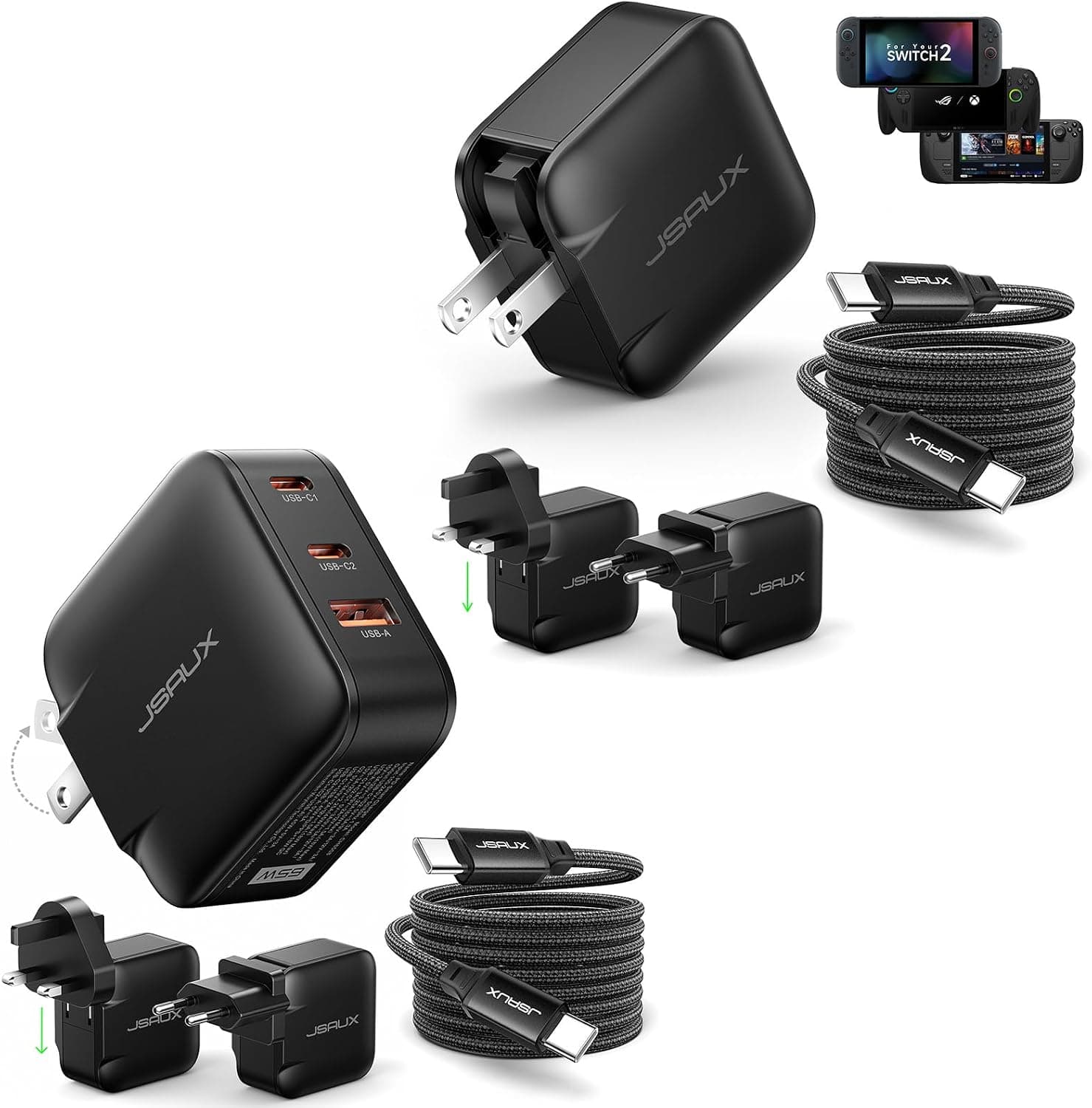 JSAUX 65W USB C Charger