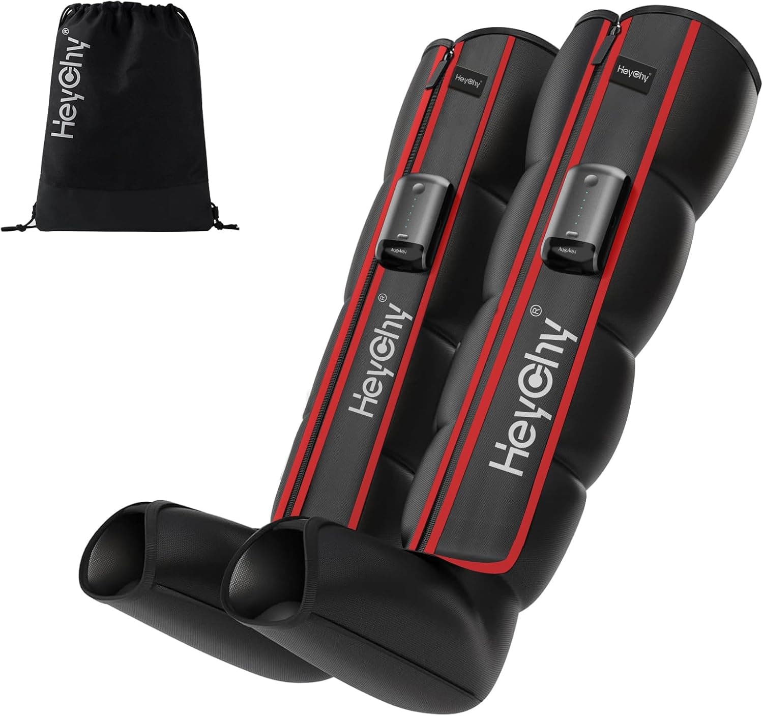 HEYCHY Cordless Leg Recovery Boots, Air Compression Massager System with Sequential Therapy - 5 Pressure Levels for Fast Muscle Recovery, Pain Relief & Circulation - for Athletes, Home Use (Small)
