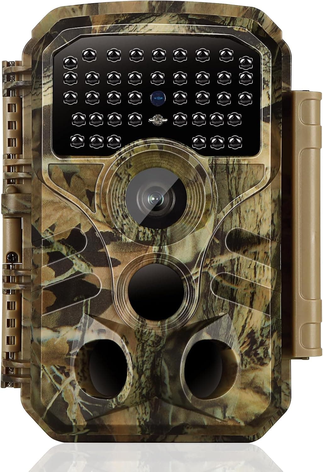 Trail Camera 64MP 4K, Game Camera with 940nm No Glow Night Vision, Fast 0.1s Motion Activated, IP66 Waterproof for Outdoor Wildlife Monitoring, Hunting, Yard Security