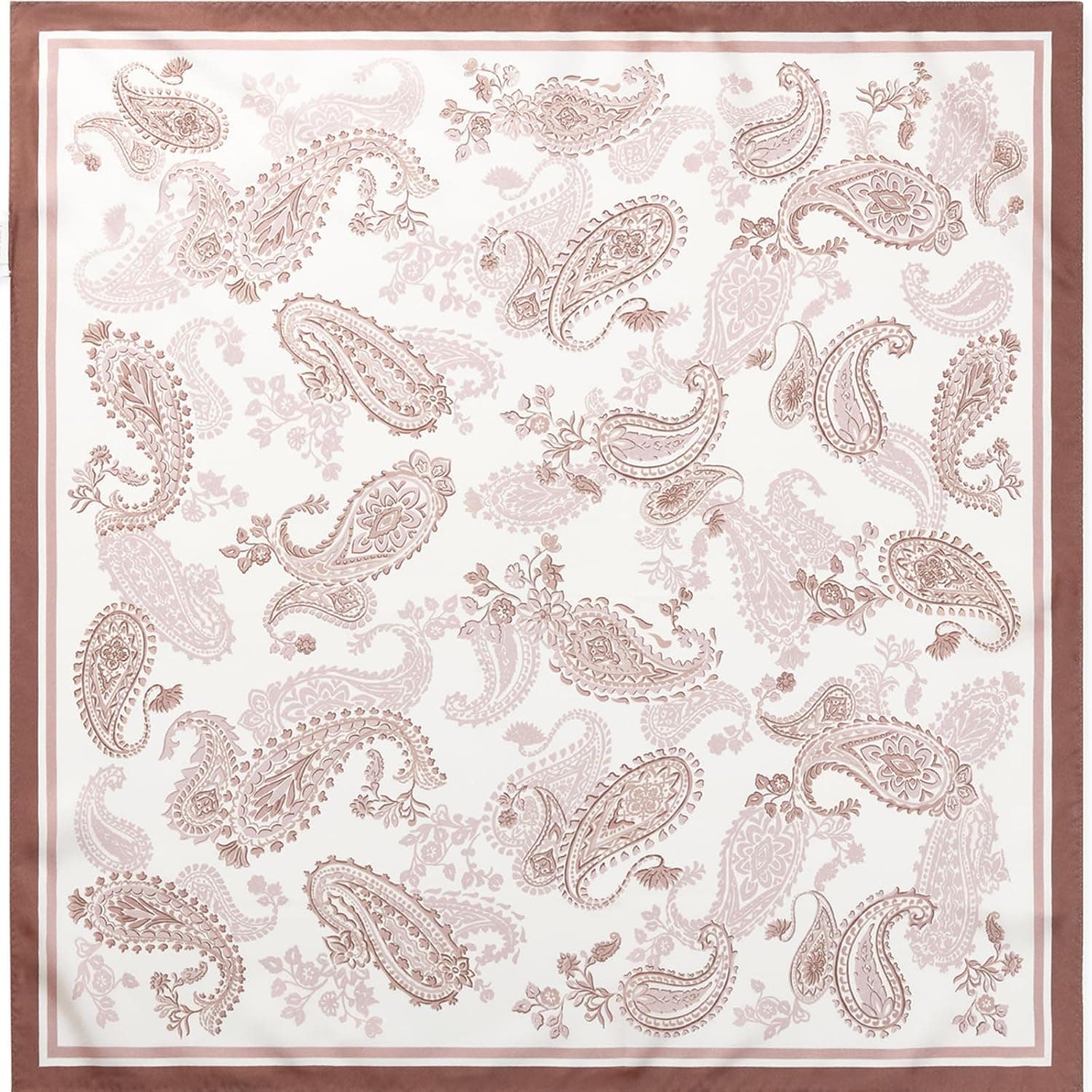 GOELIA 100% Mulberry Silk Scarf for Women, 20" Paisley Print Square Scarf Neckerchief for Head Bandana Hair Wrap bags