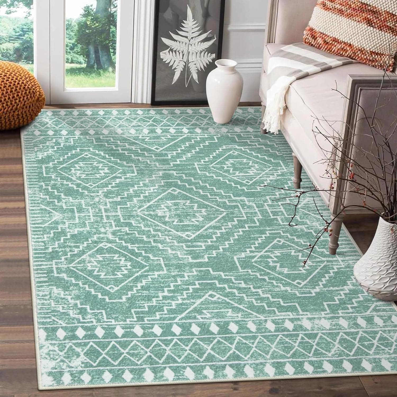 Wonnitar Moroccan 3x5 Area Rug