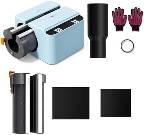 HTVRONT 2 in 1 A200H Pro Kit - Auto Tumbler Heat Press with Attachment, for 15-40oz Tumblers, Blue