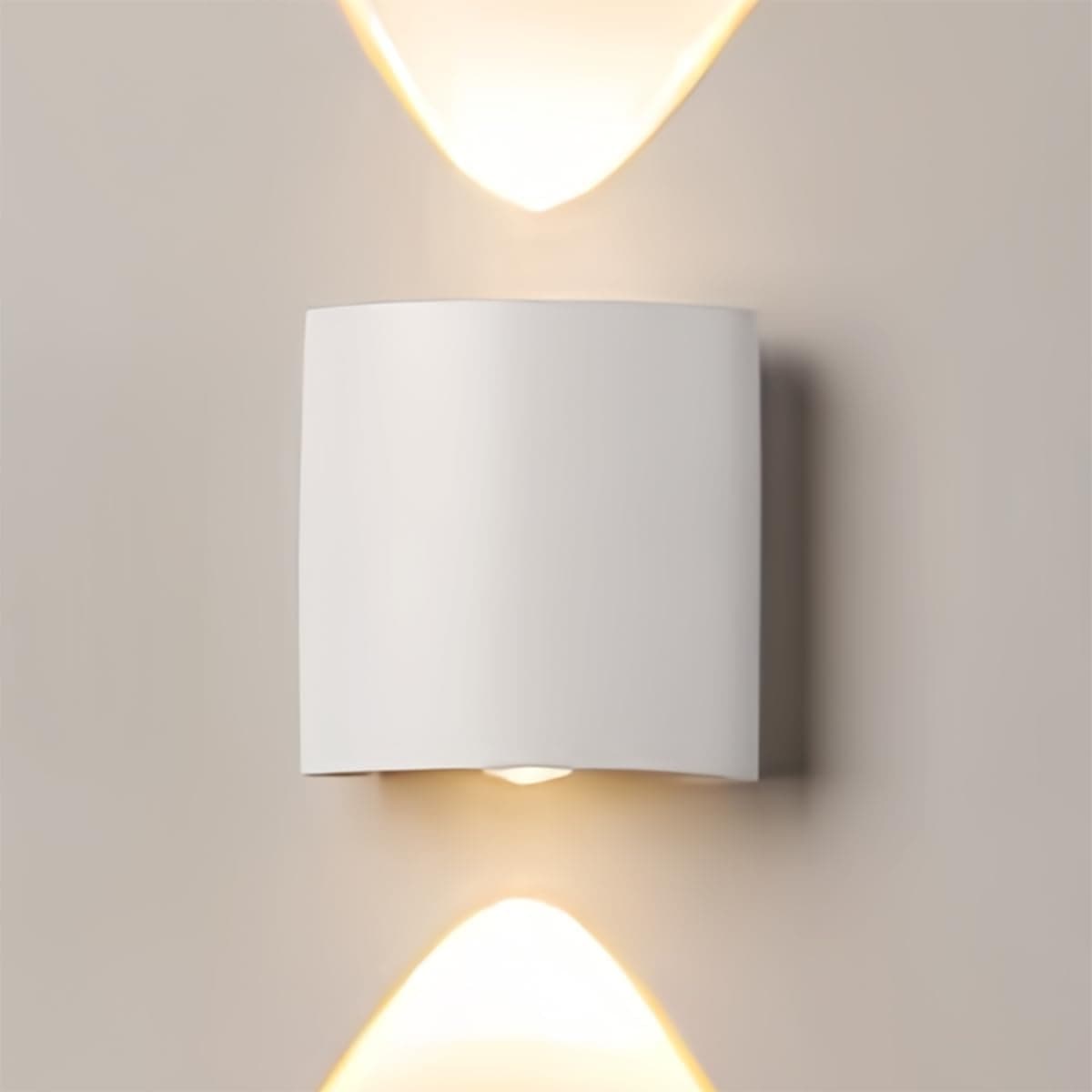 Modern LED Wall Sconces, Warm White Wall Mount Lights Hardwired Indoor Wall Decor Lighting for Bedroom Doorway Hallway Living Room