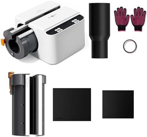 HTVRONT 2 in 1 A200H Pro Kit - Auto Tumbler Heat Press with Attachment, for 15-40oz Tumblers, White
