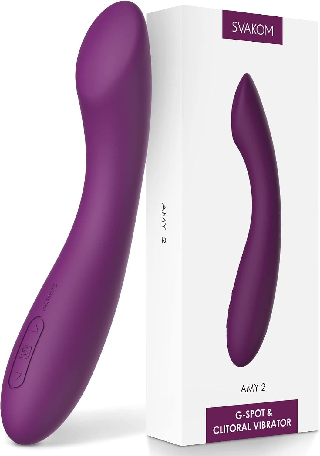 Gspot Vibrator Dildo Sex Toys - SVAKOM Full-Silicone Vibrating Dildos Anal Toys Adult Toy with 5 * 5 Vibration, Nipples Vibes Clitoral Vibrators Personal Massager Wand for Women Couples Climax