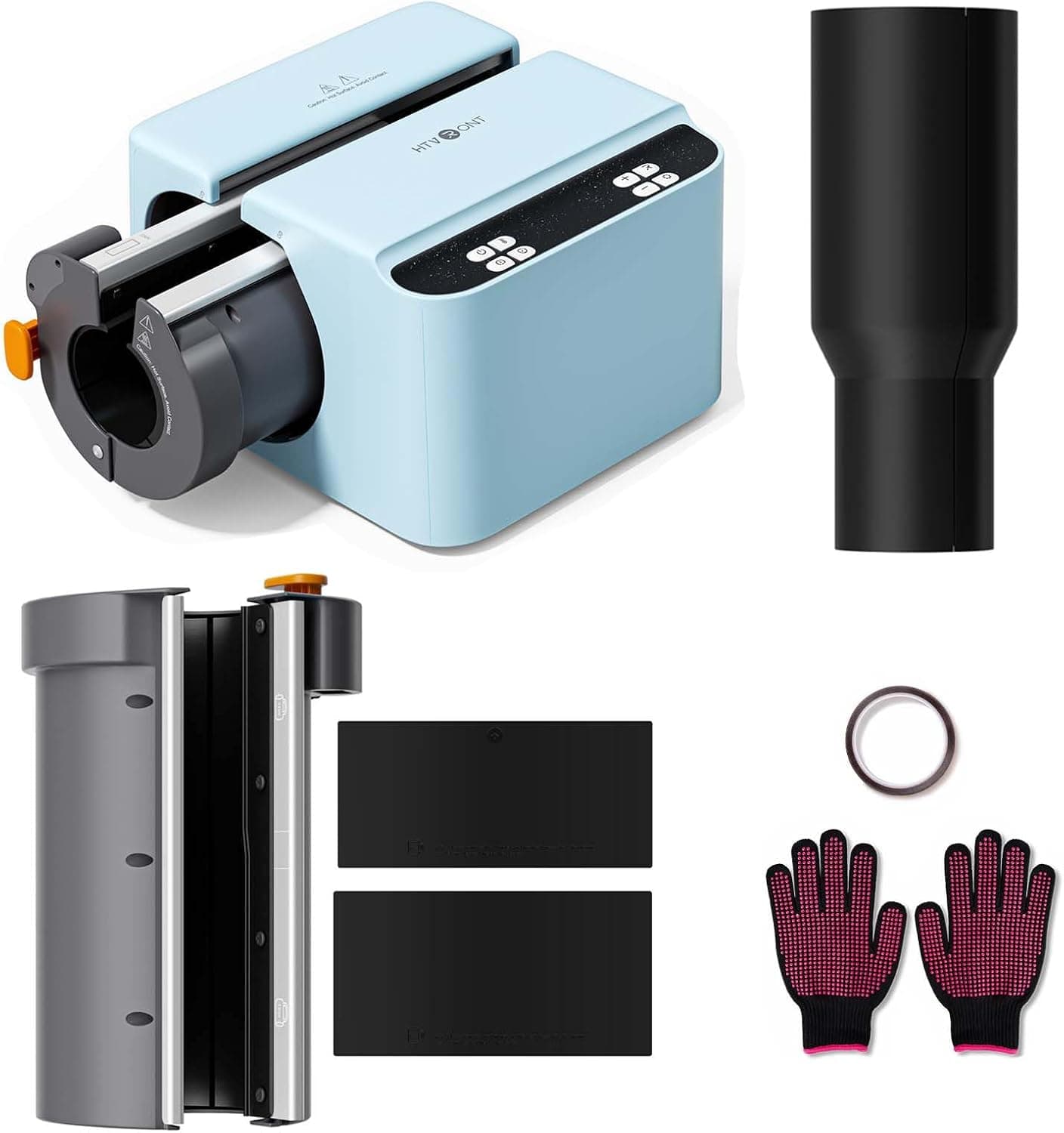 HTVRONT 2 in 1 Tumbler & Mug Heat Press A200H Pro Kit - Full Cup Transfer Tumbler Press with Attachment for Mugs