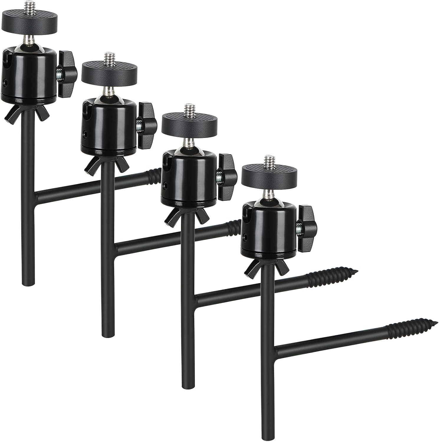BLAZEVIDEO 4 Pack Game & Trail Camera Tree Mount Holder, Hunting Accessory Deer Camera Wall Stand and Tree Mount Holder Waterproof