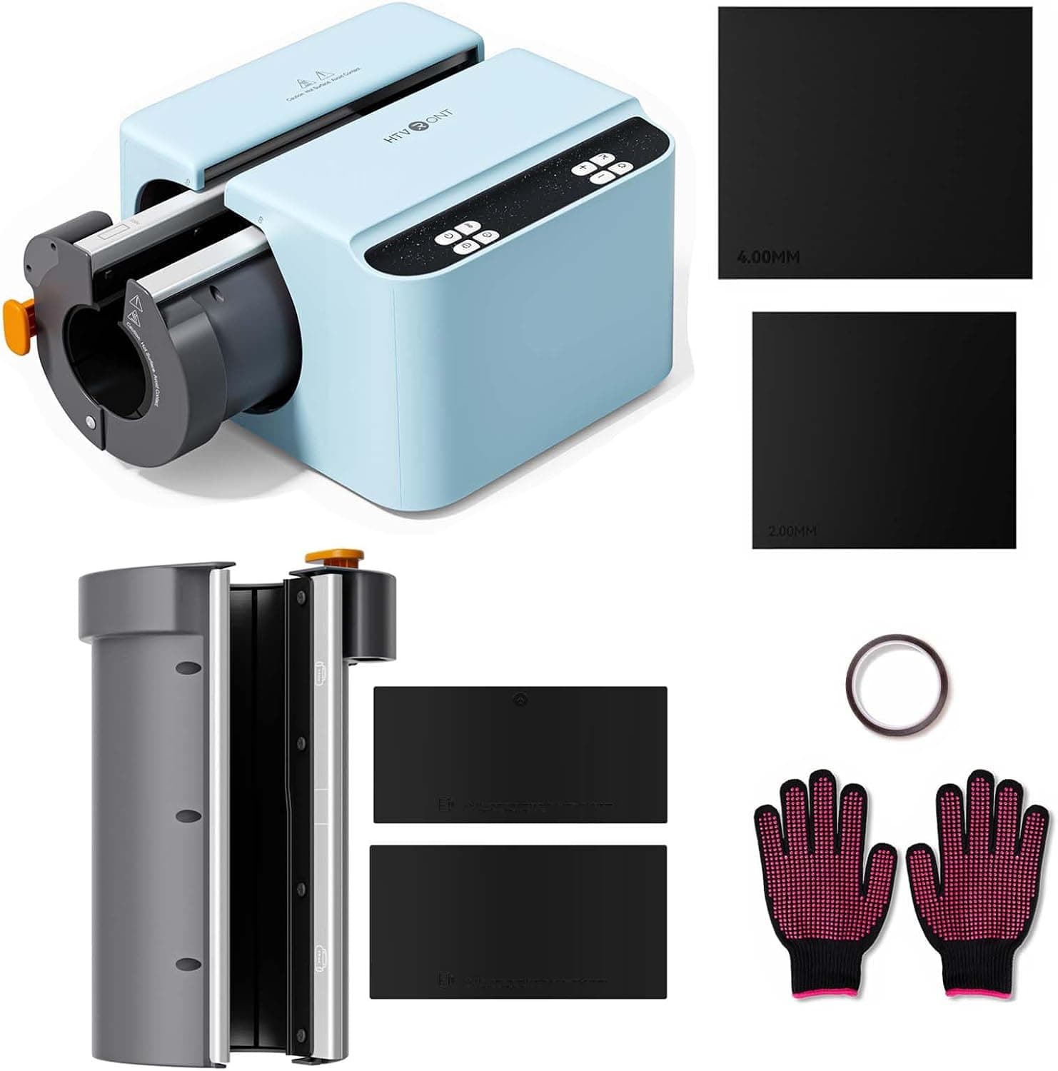 HTVRONT 2 in 1 Tumbler & Mug Heat Press A200 Pro Kit - Full Cup Transfer Tumbler Press with Attachment for Mugs