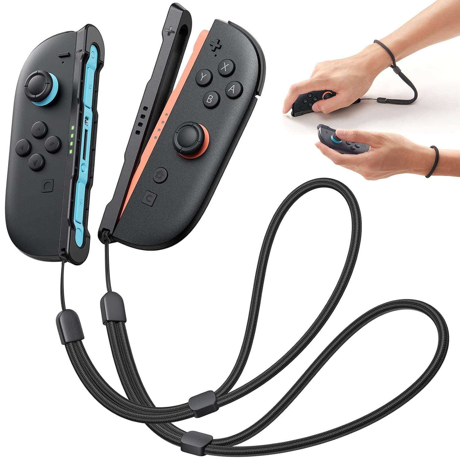 JSAUX Wrist Strap for Nintendo Switch 2 JoyCon, Nintendo Switch 2025 Accessories with Adjustable Wrist Strap for Mouse Mode & Sports Games, Smooth Desk Movement, Easier Control and Portability