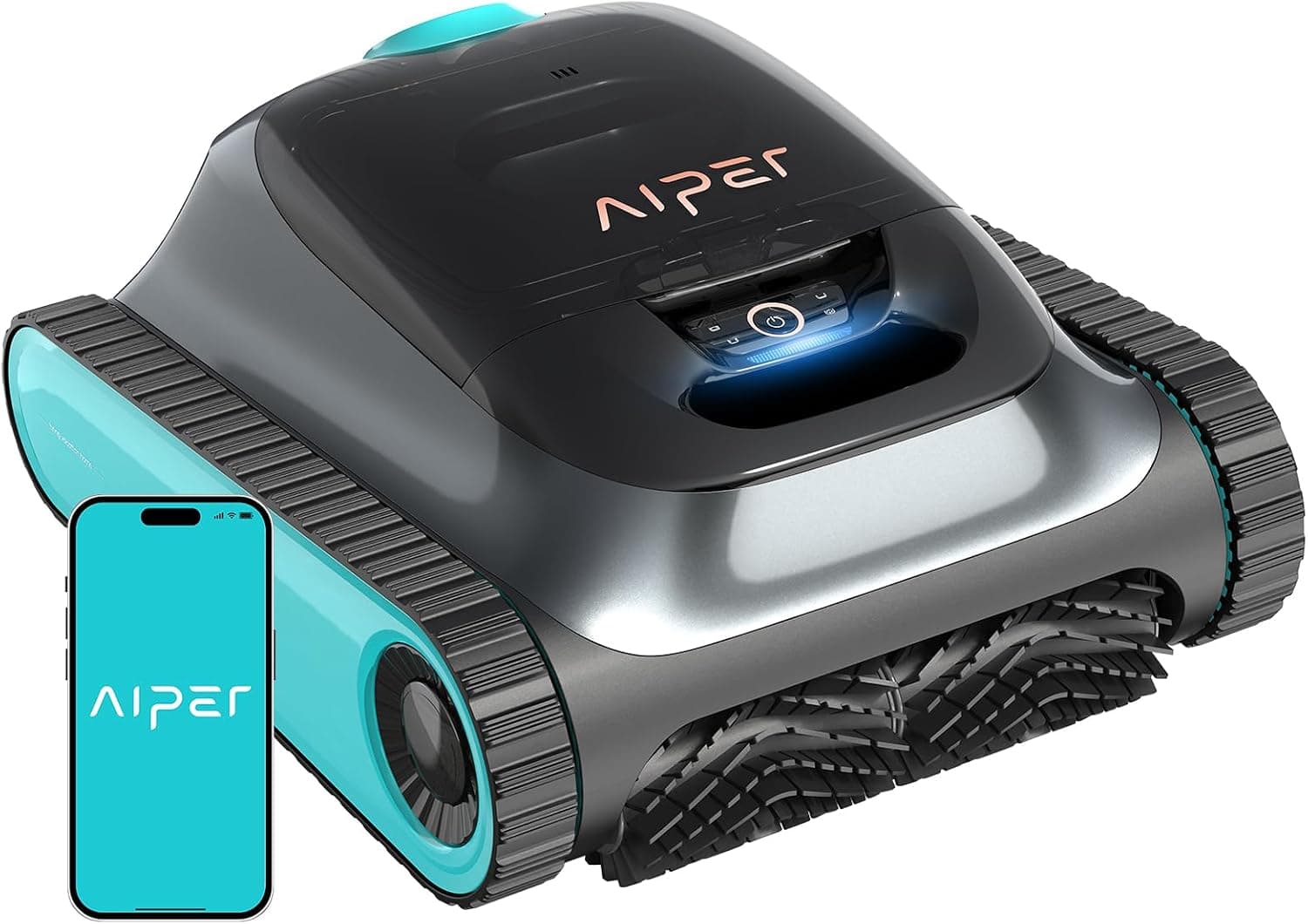 (2026 Upgrade) Aiper Scuba S1 Robotic Pool Cleaner, 270-Min Runtime, Floor,Wall,Waterline,Shallow Area Cleaning, Smarter Navigation,11 High-Precision Sensors, App Support &Weekly Custom Cleaning-Blue