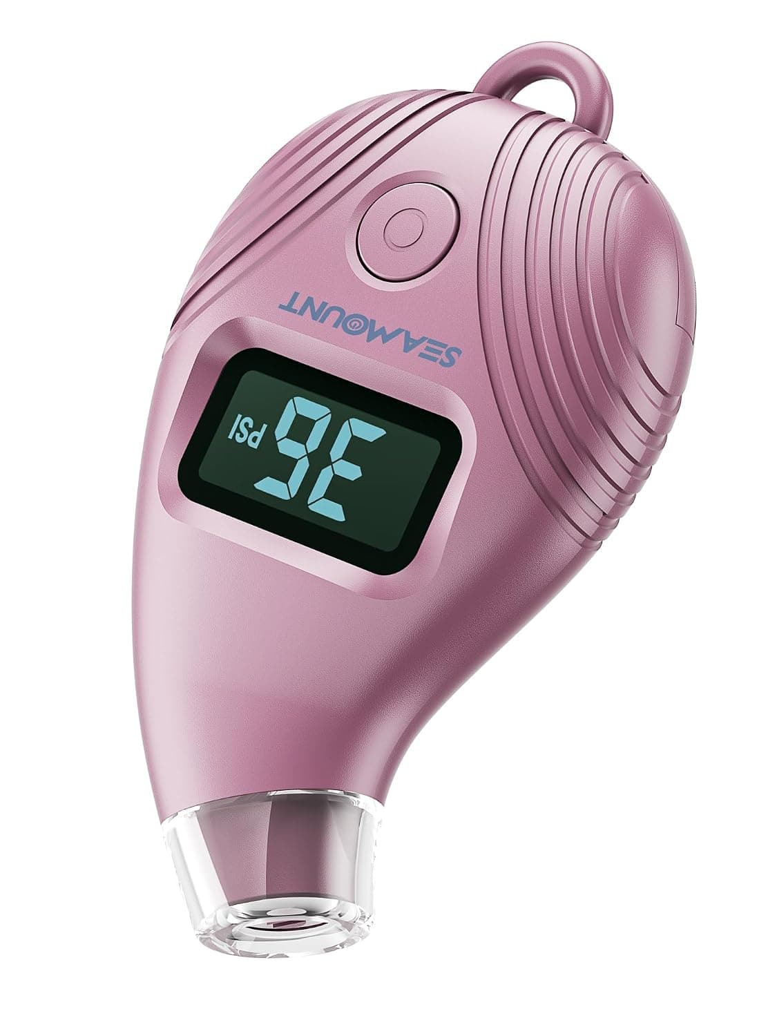 Talking Tire Pressure Gauge with Voice & LED Light, Digital Tire Gauge 150 PSI Β±1 PSI Accuracy for Seniors and Women, Backlit Keychain Air Gauge for Car Motorcycle Bike by Seamount