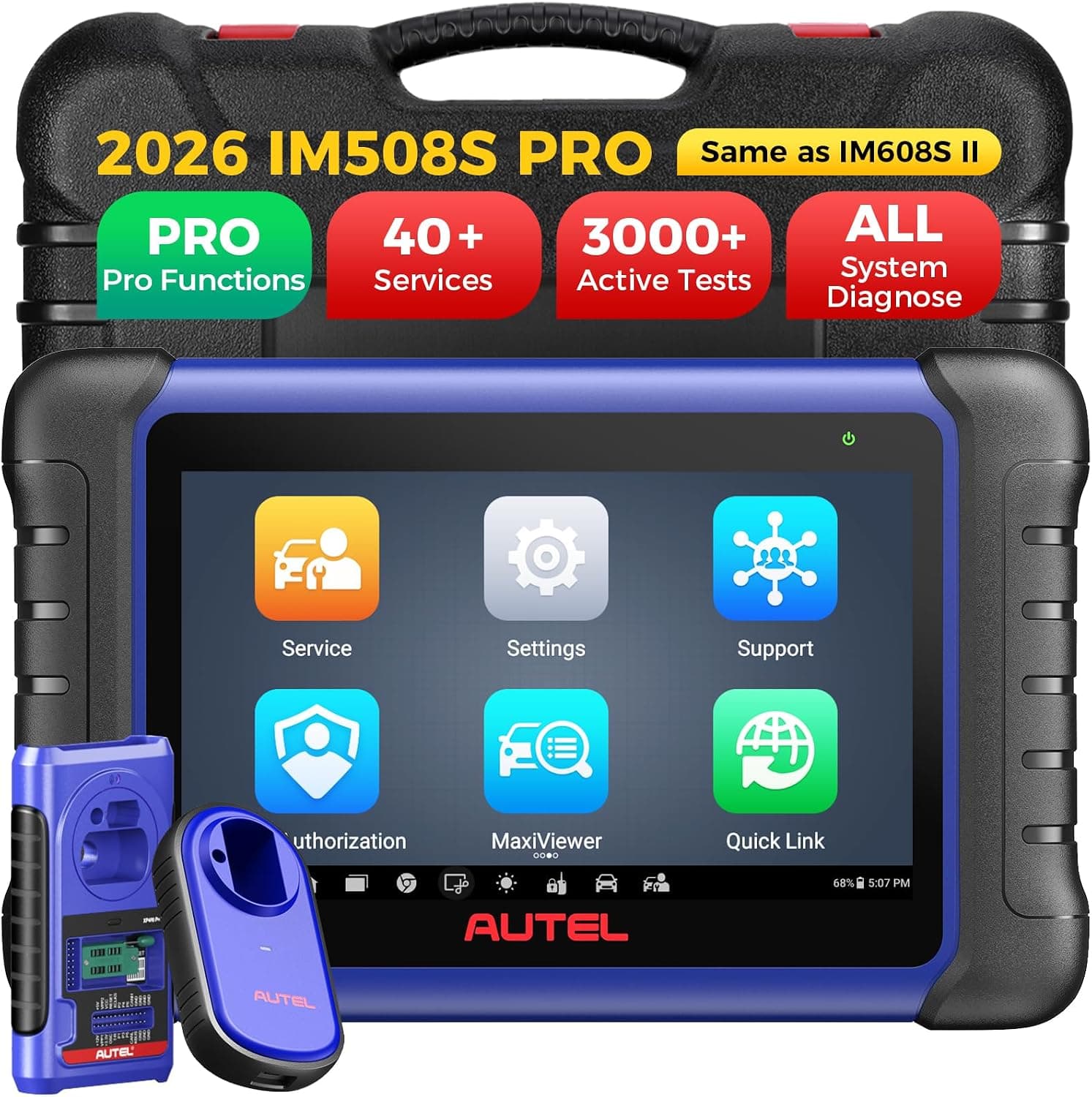 2025 Autel Scanner MaxilM IM508S PRO OBD II Diagnostic Scan Tool, 2026 Same as IM608 PRO 2/ IM608S II, Enhanced of IM508S IM508