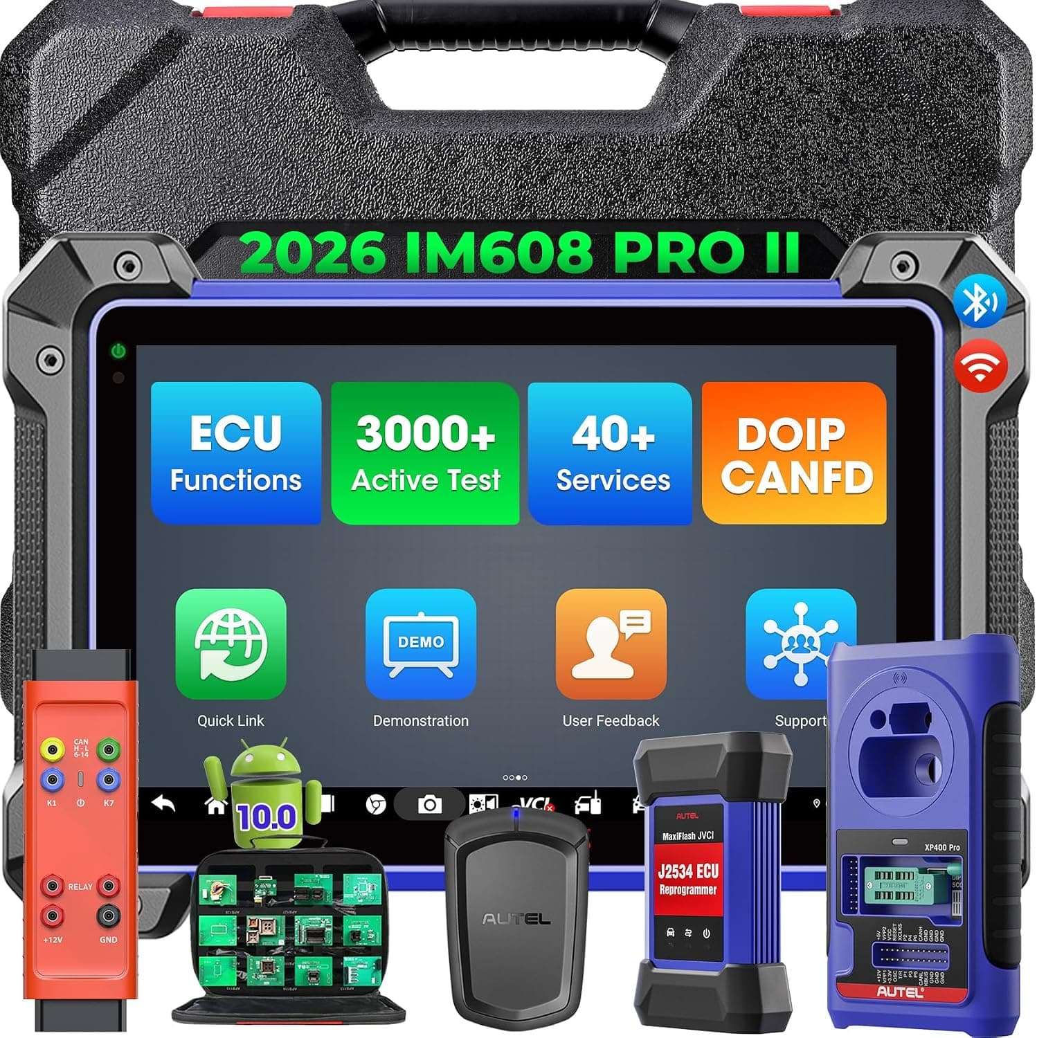 Autel MaxiIM IM608 PRO 2 Scanner with Full Kit ($1316), 2026 IM608 PRO II Diagnostic Tool Upgrade of IM608 Pro IM608S II IM508S, ECU as Elite II Pro, 40+Reset, 3000+ Active Tests, Full System