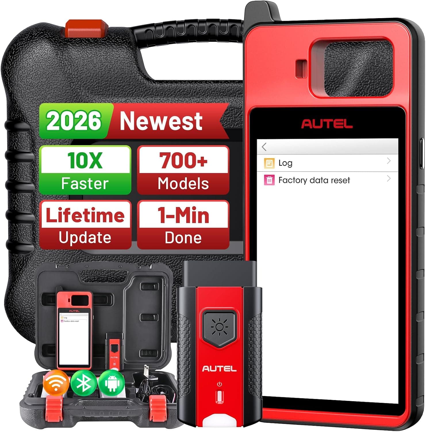 Autel Scanner MaxilM KM100 Diagnostic Tool 2026, 2026 New KM100 OBD Scan Tool for 99% Vehicles, Lifetime Update, IM508S & IM608 PRO II Lite Model, No IP Limit